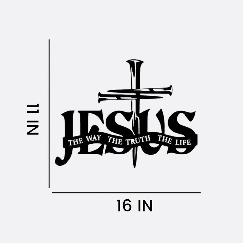 (🎁Sista dagen 49 % rabatt)🔥Jesus & Cross Design Wall Art - ⌛Begränsad handgjord serie