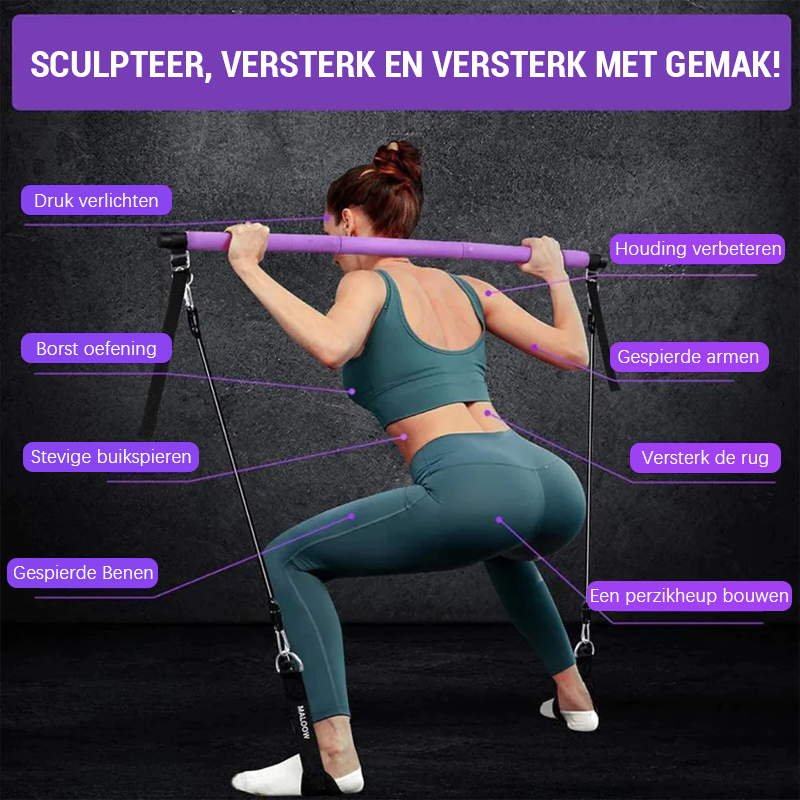 🔥 36% RABATT – Pilates Shaping Bar | Hemligheten bakom en perfekt kropp!