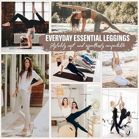 📢 Exklusiv Blixtrea – 49% RABATT!🔥 Högmidjade Träningsleggings med Tummy Control