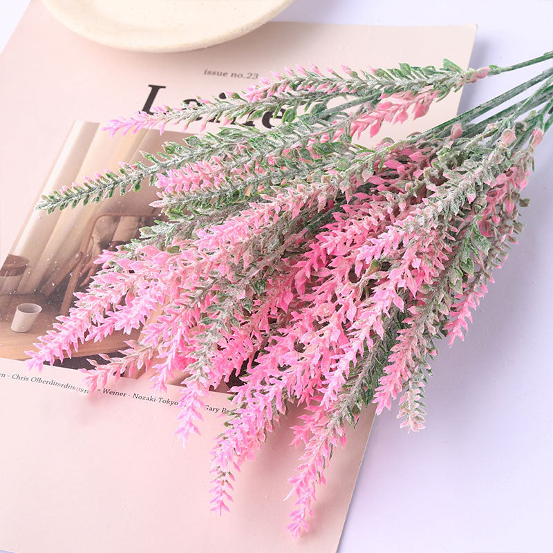 🍁Höstens konstgjorda blommor – heta fynd 🌻Utomhus konstgjorda lavendelblommor