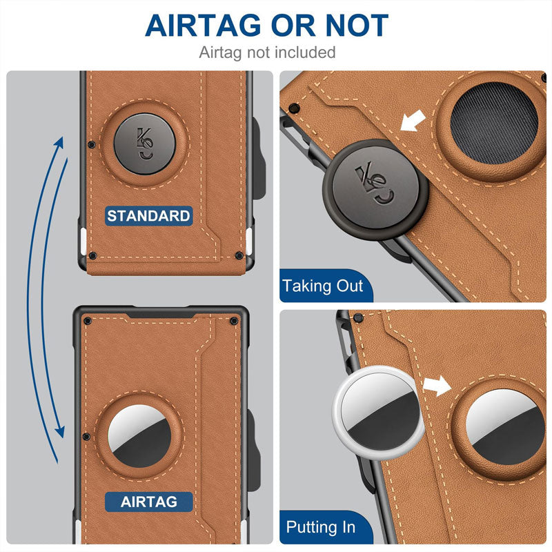 🔥 49% RABATT 🔥 Elegant Metallplånbok med Flap-design