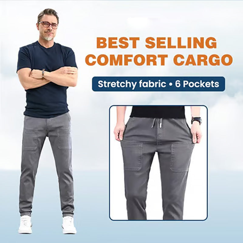 🔥 49% RABATT🥰 MultiPants – Slitstarka cargobyxor med hög stretch och flera fickor!