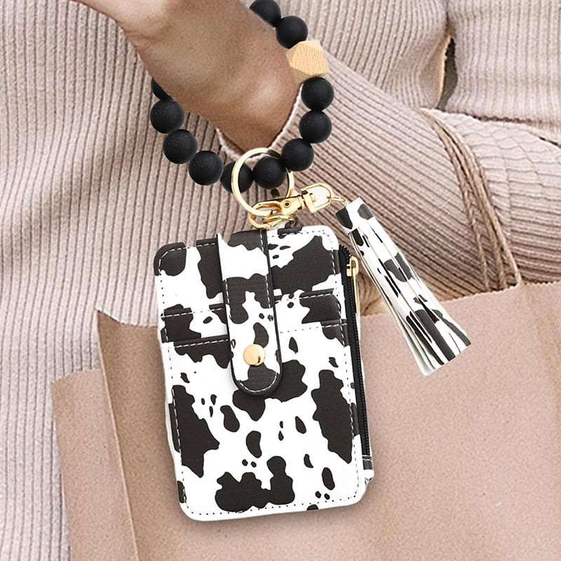 Pärlplånbok i läder