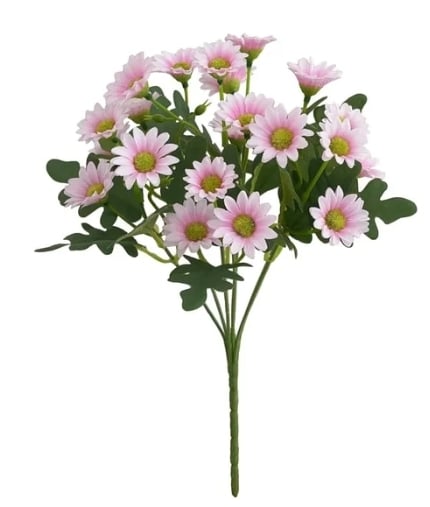 💥 Konstgjorda utomhusblommor Sunset Mums – UV-beständiga, vattentäta, vindtäta