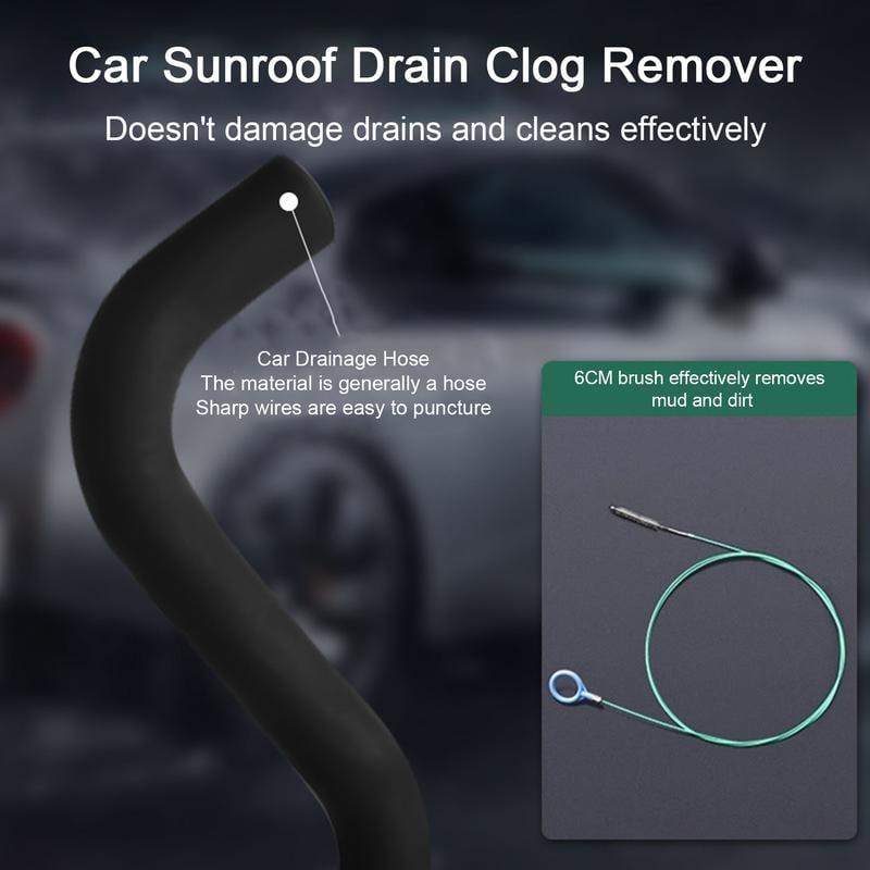 Rengöring av Soltakets Dränagepipa för Bil