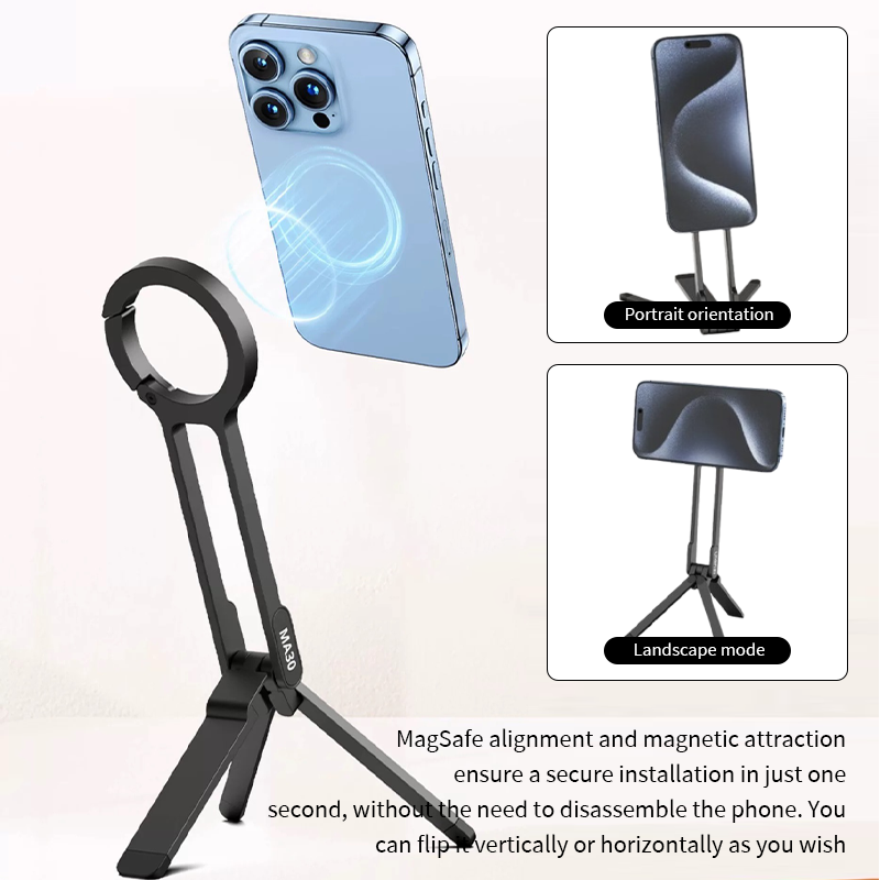 🧲 Mobiltelefonstativ bergsklättring "klämma" magnetisk mobiltelefonhållare