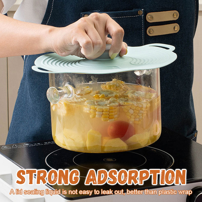 🔥Superdeal! 50% Rabatt! – Silikonlock för Färsk Mat – Återanvändbart & Tätslutande för Alla Skålar!