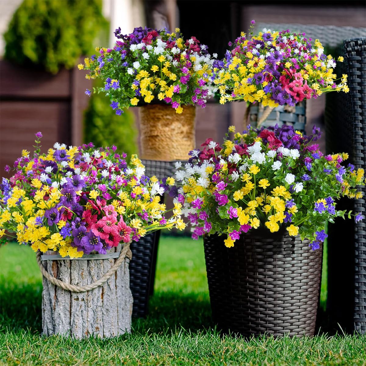 ✨Denna veckas specialpris 29 kr💥Livfulla UV-beständiga artificiella blommor🌺