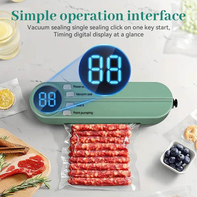 🔥 Superdeal! 36% Rabatt! Trådlös Automatisk Vakuumförslutare