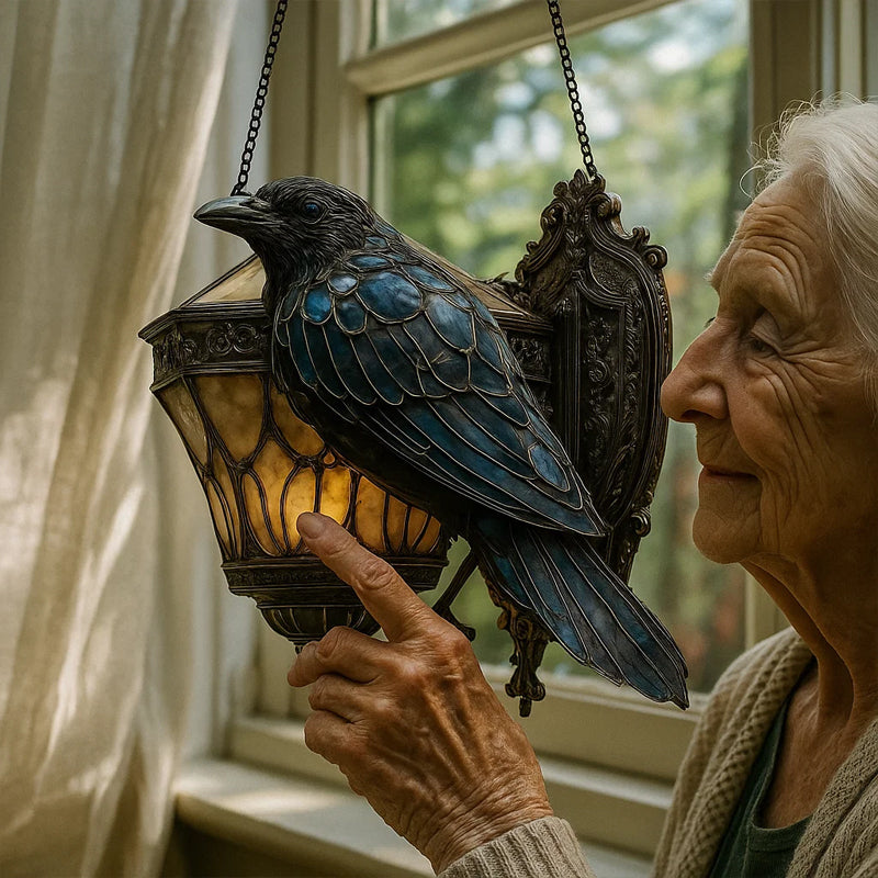 Korplykta i målat glas