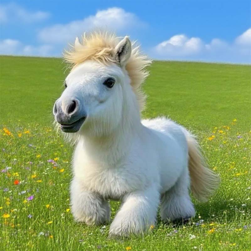 🐴 Adoptera en elektrisk ponny! Fluffig och bedårande. ✨