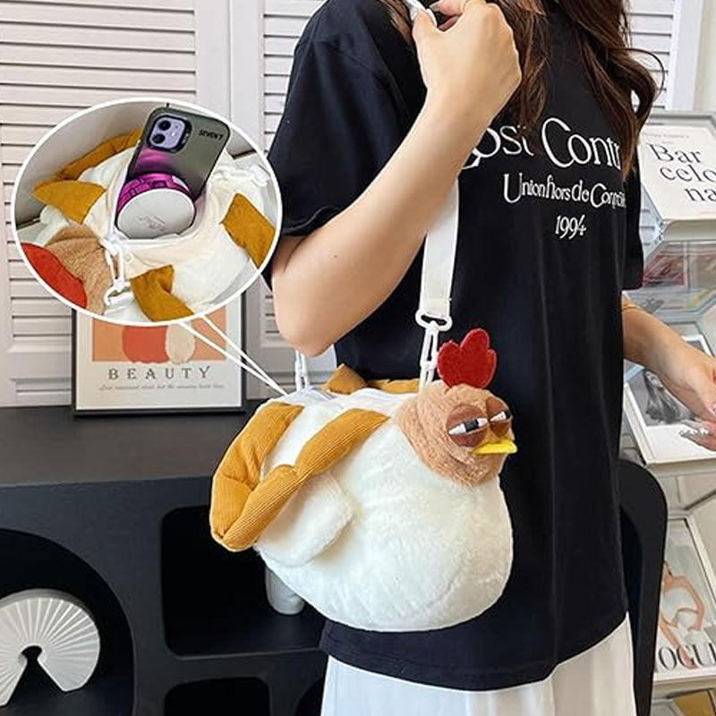 🔥Superdeal! 50% Rabatt! – Rolig & Söt Hönsväska – Få Alla att Le med Din Stil!