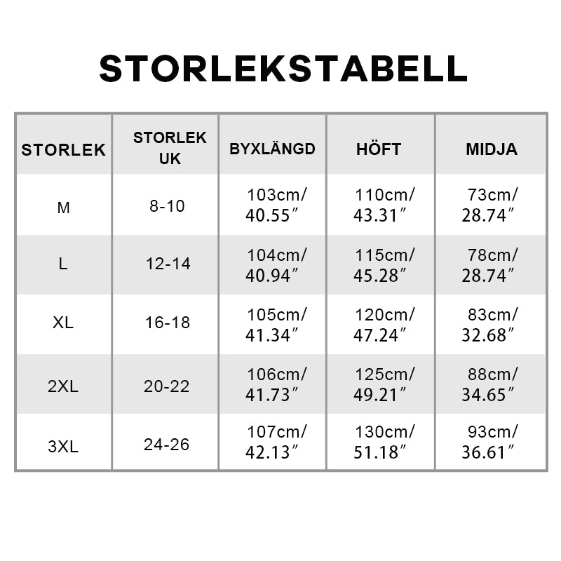 🔥 29% RABATT ⏳ Högelastiska byxor med flera fickor