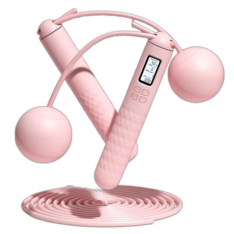 Hoppa rep med räknare, trådlöst hopp rep, smart viktade hopp rep