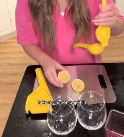 Citronpress, enkel manuell platt limepress