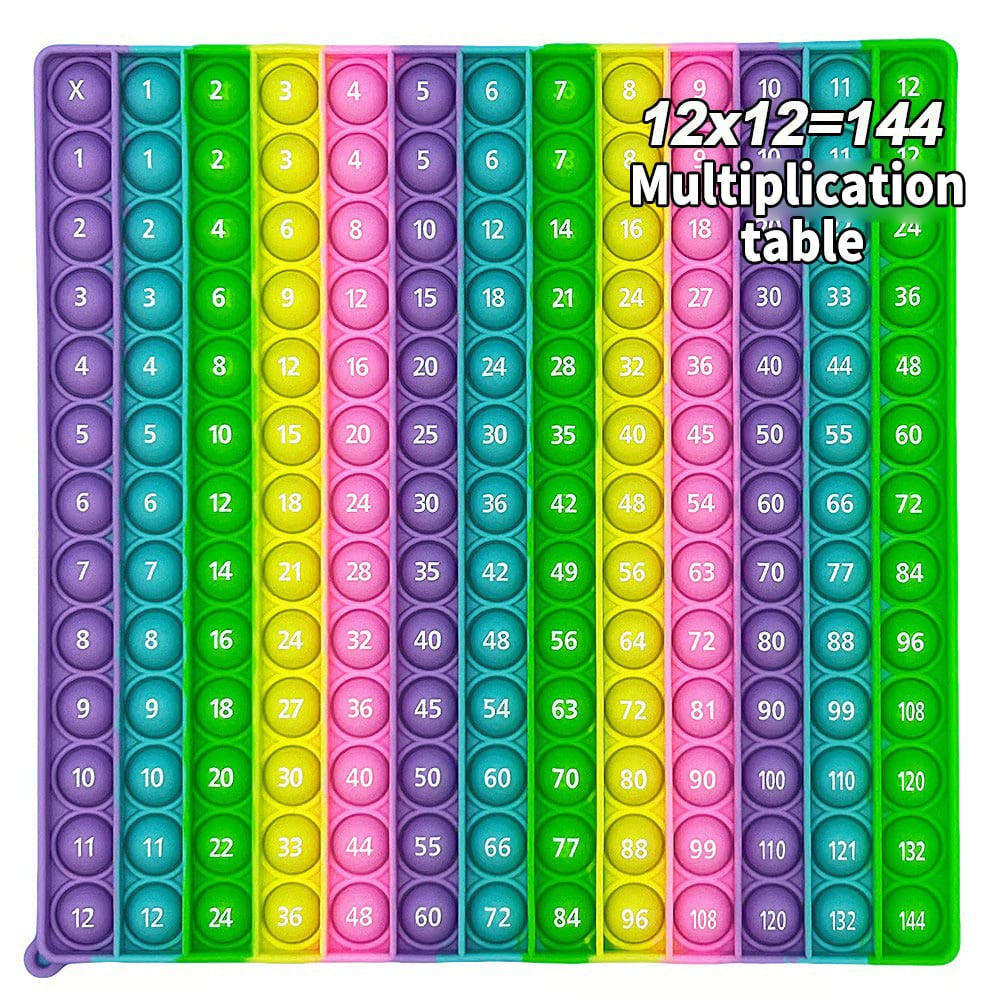 🎯12x12 multiplikationstabellen brädspel – Bärbar matteövnings- och lärandeleksak för barn