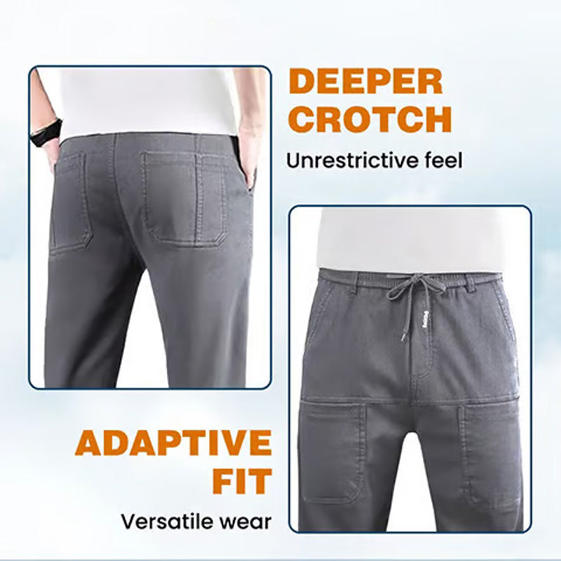 🔥 49% RABATT🥰 MultiPants – Slitstarka cargobyxor med hög stretch och flera fickor!