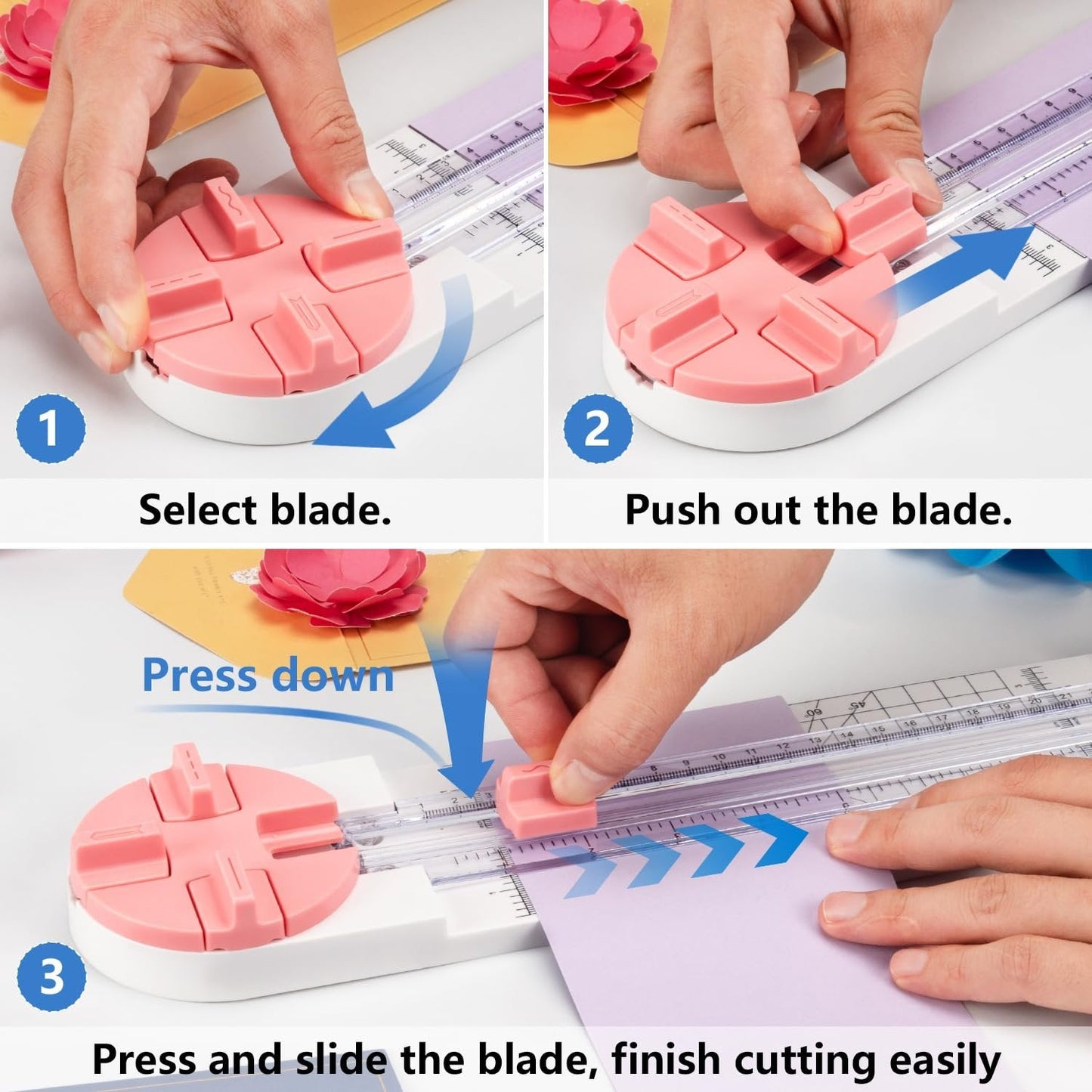 🔥HETEREA 50% RABATT🔥4-i-1 multifunktionell pappersskärare