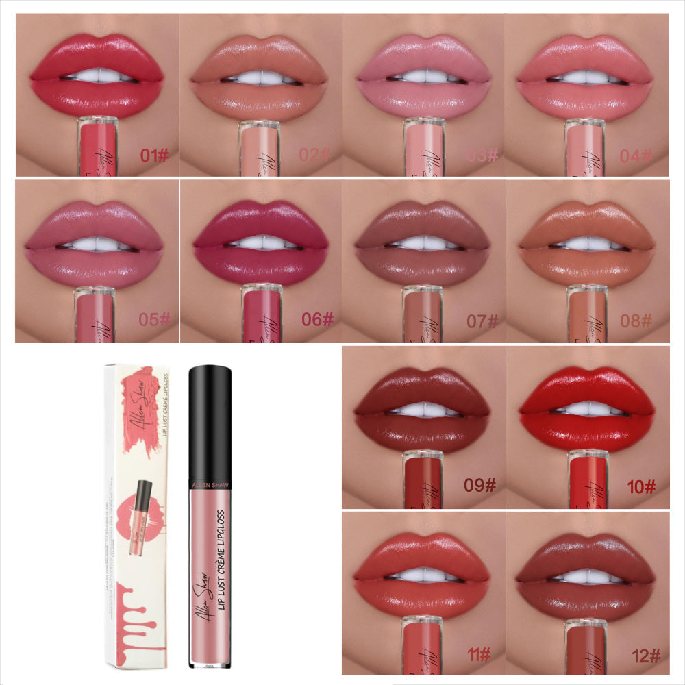 🔥 36% RABATT – 12-färgers Läppstift med Krämig Textur 💄