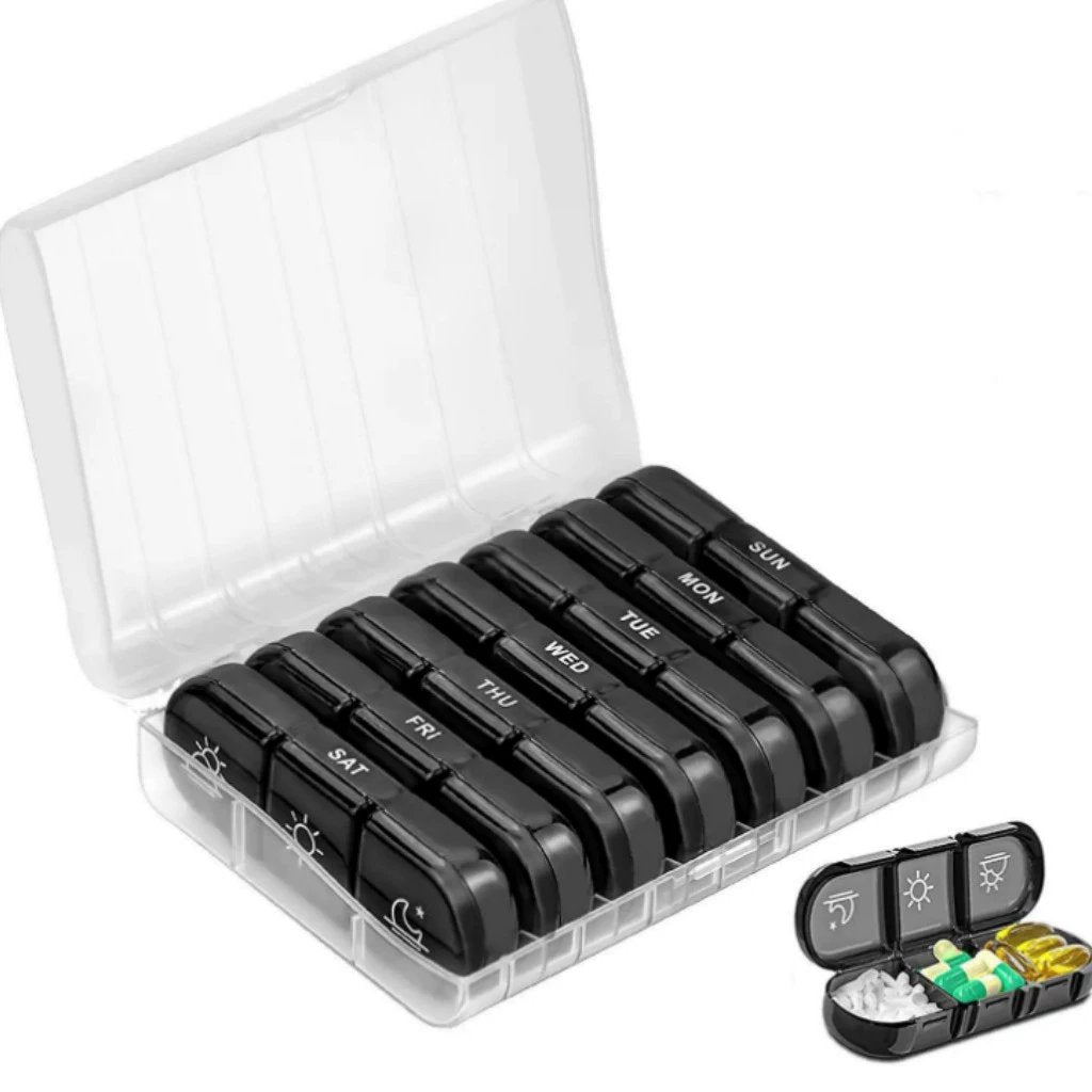 🔥Superdeal! 39% Rabatt! – Portabel Ljus- och Fuktresistent Pillerlåda