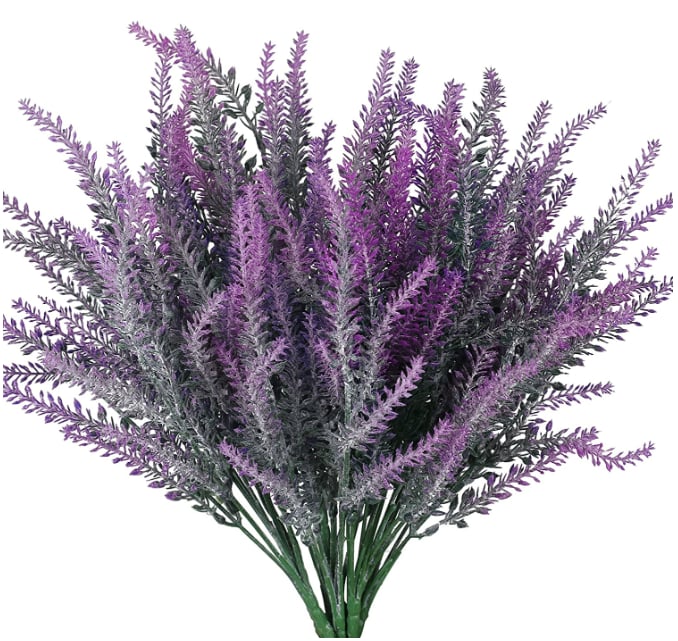 🍁Höstens konstgjorda blommor – heta fynd 🌻Utomhus konstgjorda lavendelblommor