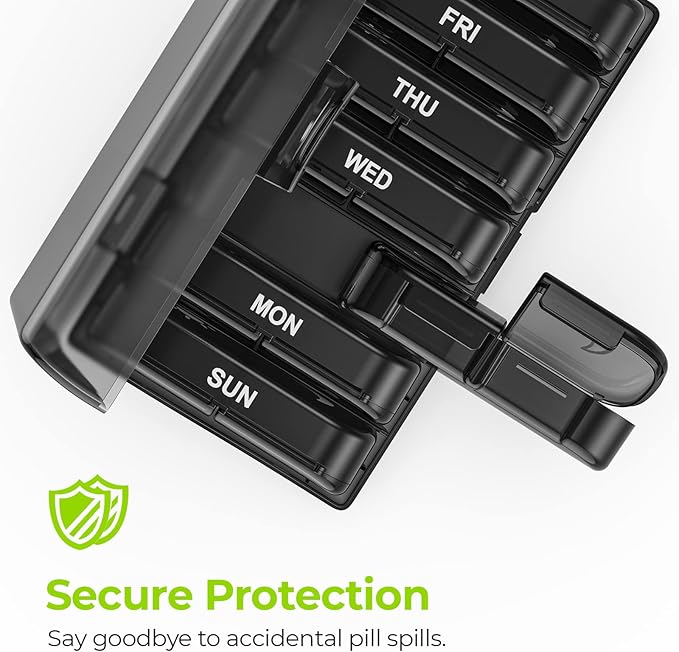 🔥Superdeal! 39% Rabatt! – Portabel Ljus- och Fuktresistent Pillerlåda