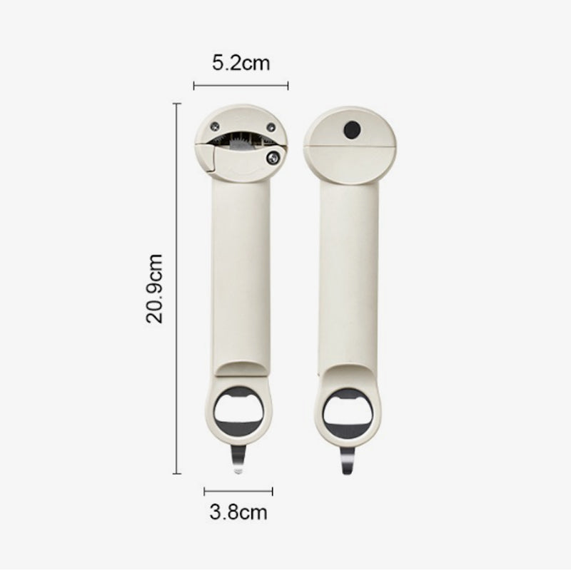 🔥 19% RABATT – 3-i-1 Magnetisk Burköppnare
