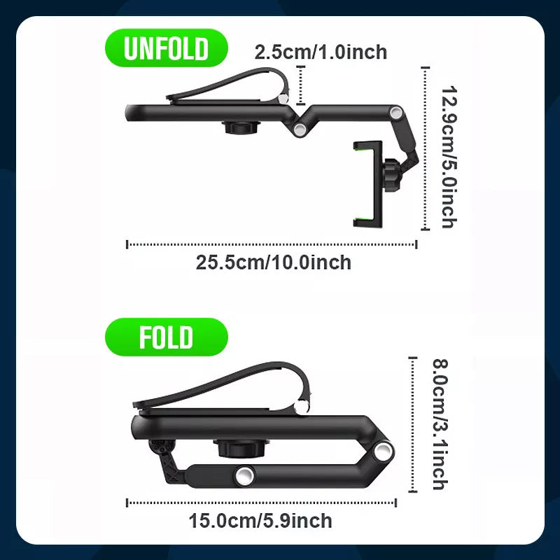 🔥Superdeal! 36% Rabatt! – Roterbar & Utdragbar Mobilhållare för Bil
