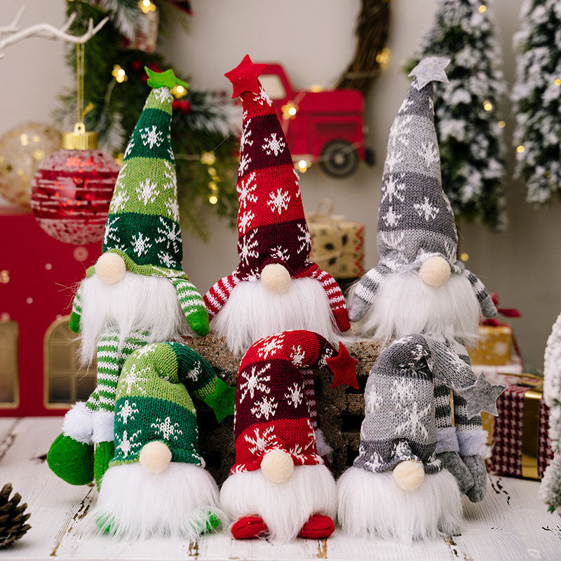 🎄 Julglödande Tomtefigur – Julig Juldekoration med Ljus 🎅✨