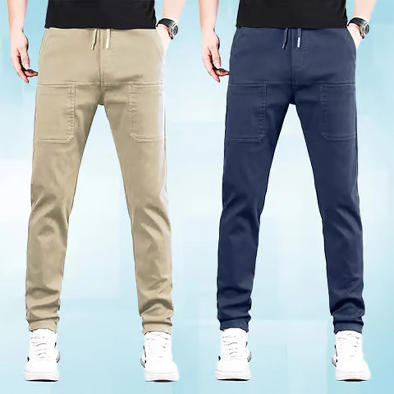 🔥 49% RABATT🥰 MultiPants – Slitstarka cargobyxor med hög stretch och flera fickor!