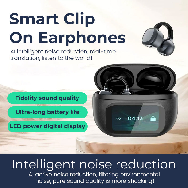 🔥 49% RABATT – Smart Clip-On Hörlurar