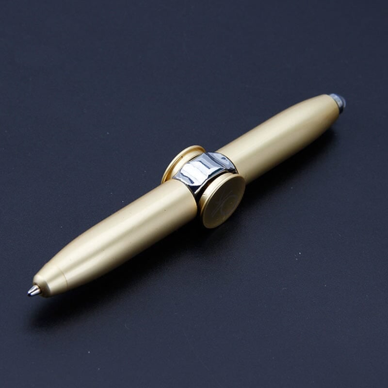 🔥Superdeal! Köp 1 få 1 gratisc! – Fidget Penna med Spinner – Skriv & Stressa Av Samtidigt!