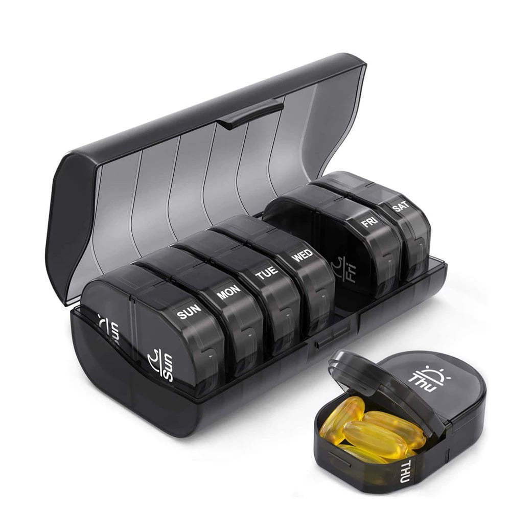 🔥Superdeal! 39% Rabatt! – Portabel Ljus- och Fuktresistent Pillerlåda