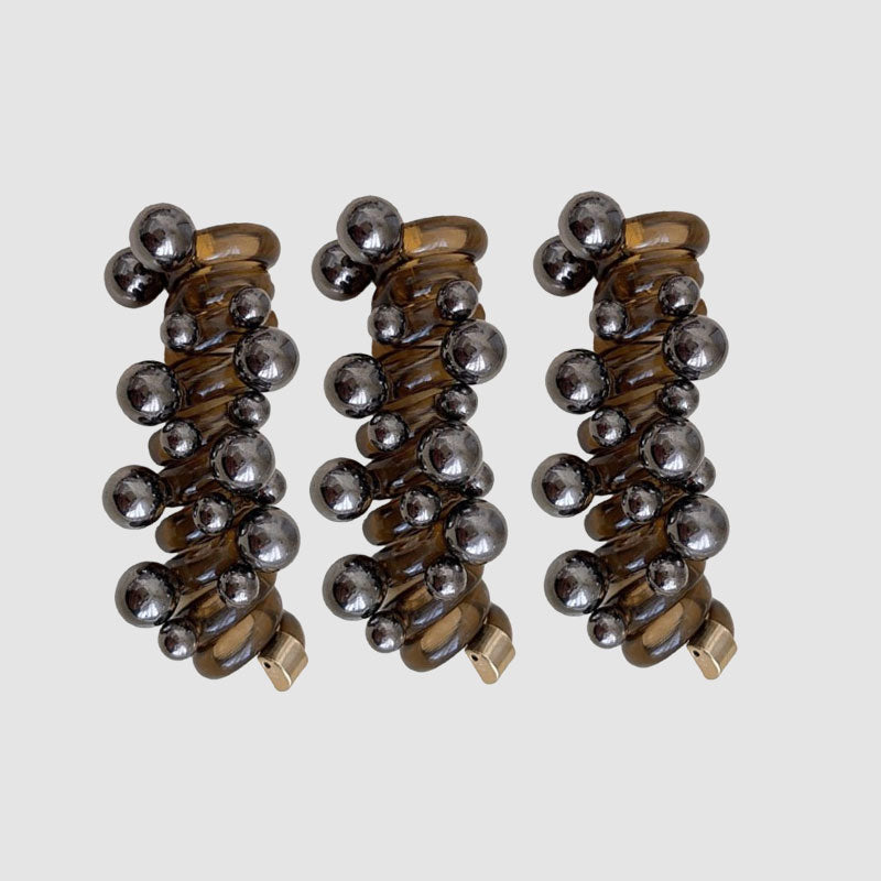 🔥Superdeal! 50% Rabatt! – Pärlspiral Hårsnodd – Skonsam, Elegant & Trasselfr