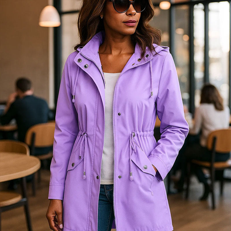 🧥Ny vattenavvisande trenchcoat för damer – Högkvalitativ gränsöverskridande damkonfektion med rutigt foder✨