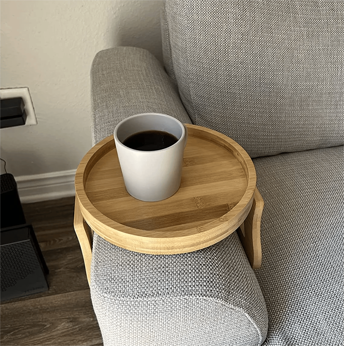 Flexibel Soffarmstöd Bricka – Stabil och Enkel att Använda