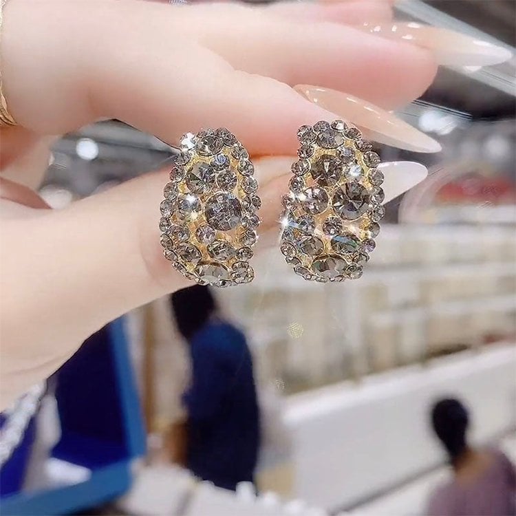 🔥 35% RABATT – Lab-Skapade Diamanthoop Örhängen 🎁✨