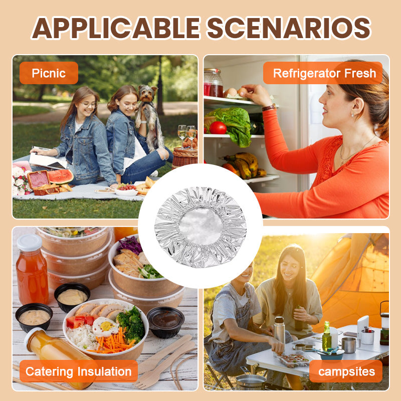🔥 32% RABATT – Engångs isolerande skyddsöverdrag i aluminiumfolie 🧊