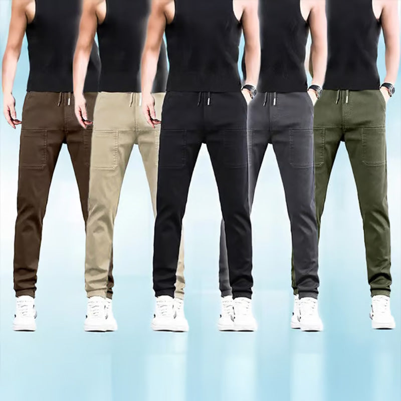 🔥 49% RABATT🥰 MultiPants – Slitstarka cargobyxor med hög stretch och flera fickor!