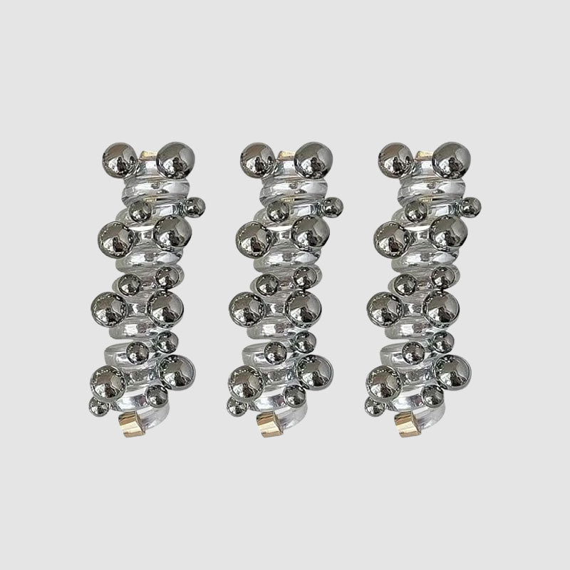 🔥Superdeal! 50% Rabatt! – Pärlspiral Hårsnodd – Skonsam, Elegant & Trasselfr