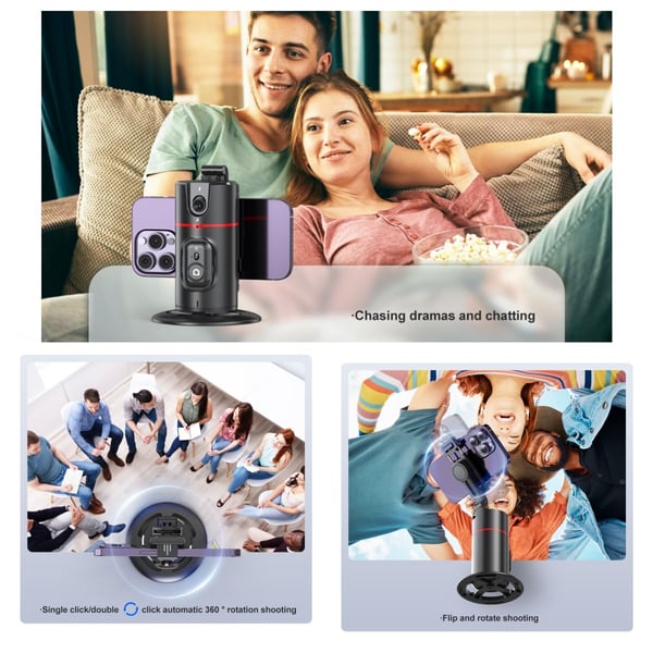 📸🔥 49% RABATT – SakerPlus Automatisk Ansiktsspårningsstativ med Fjärrkontroll ✈️Gratis frakt