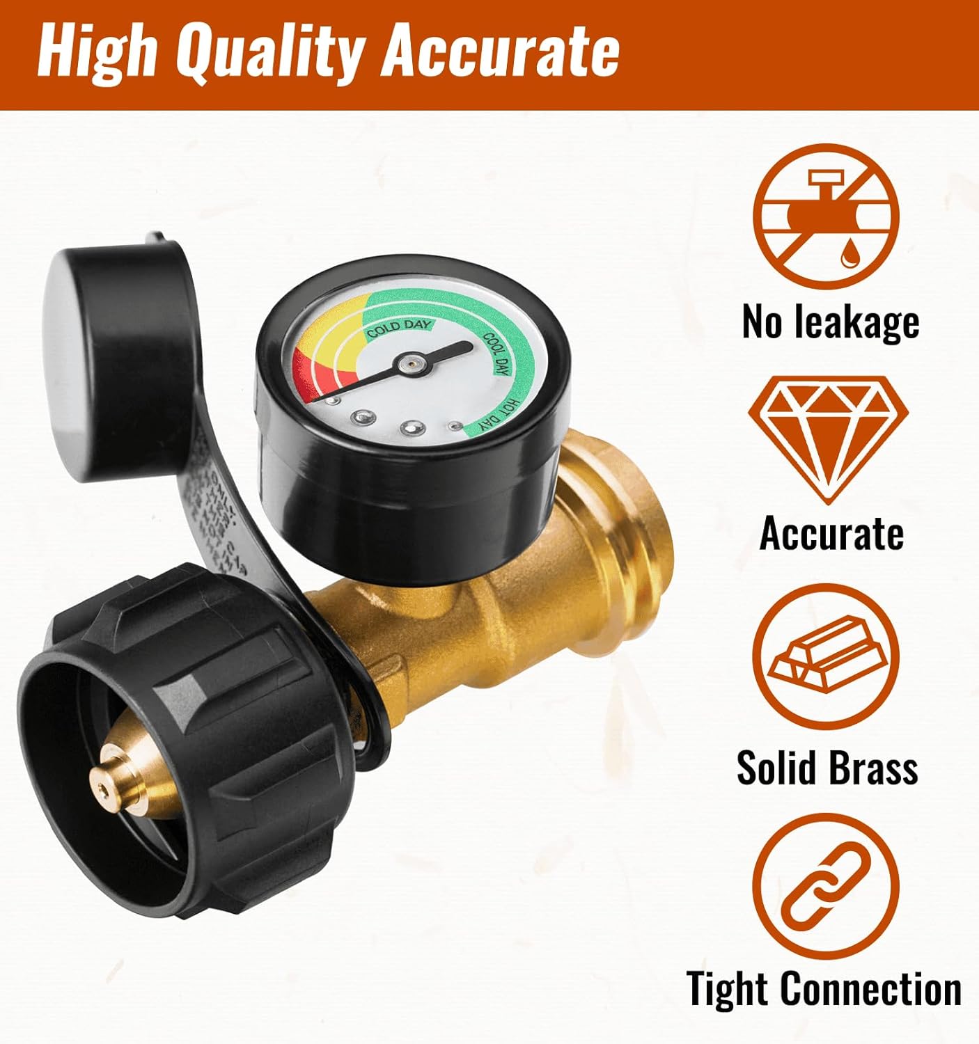 🔥Superdeal! 40% Rabatt! – Universell Gasnivåmätare för 5–40 lb Gasolflaskor – Perfekt för Grill, Husvagn & Värmare