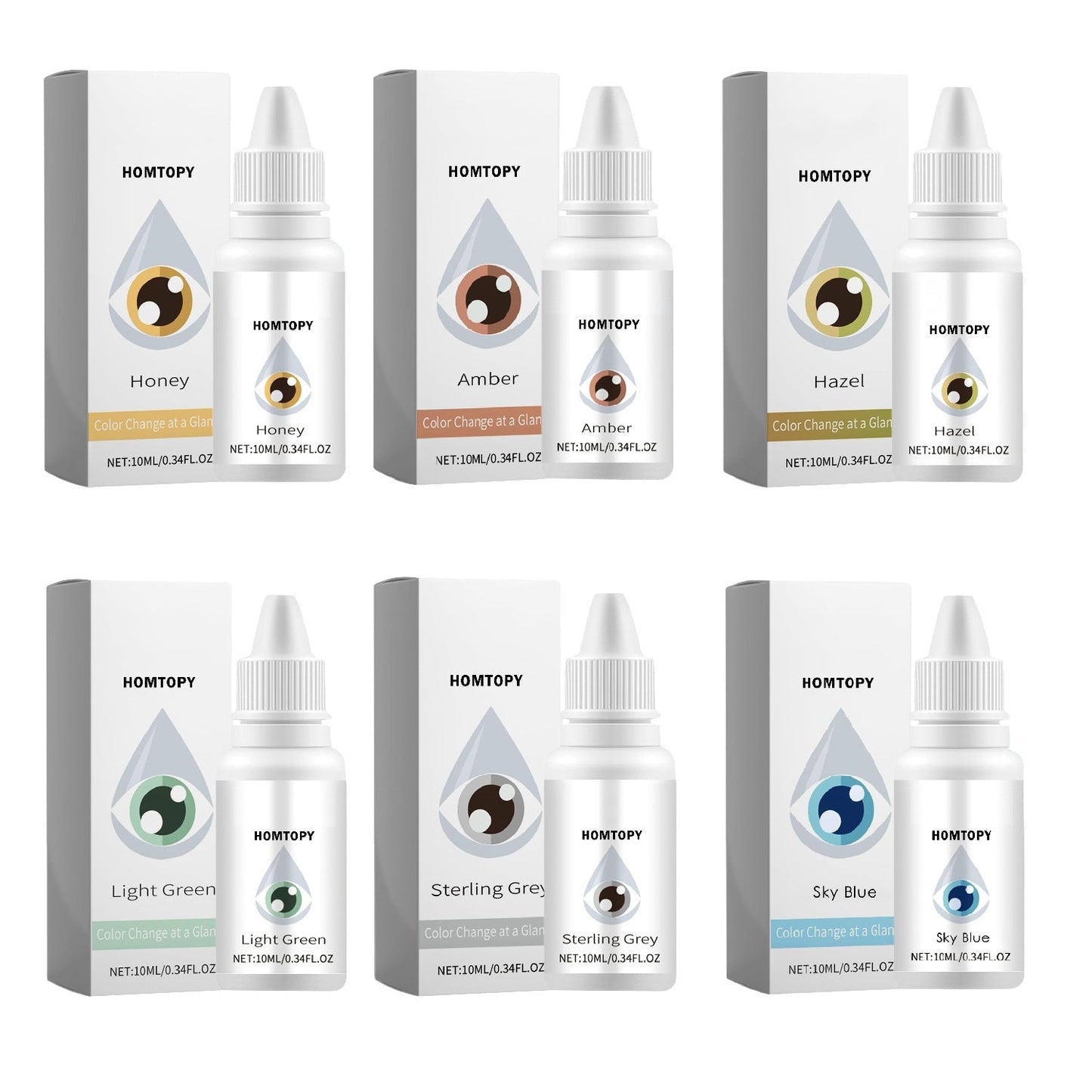 Kontaktlinsvård Färgade ögondroppar