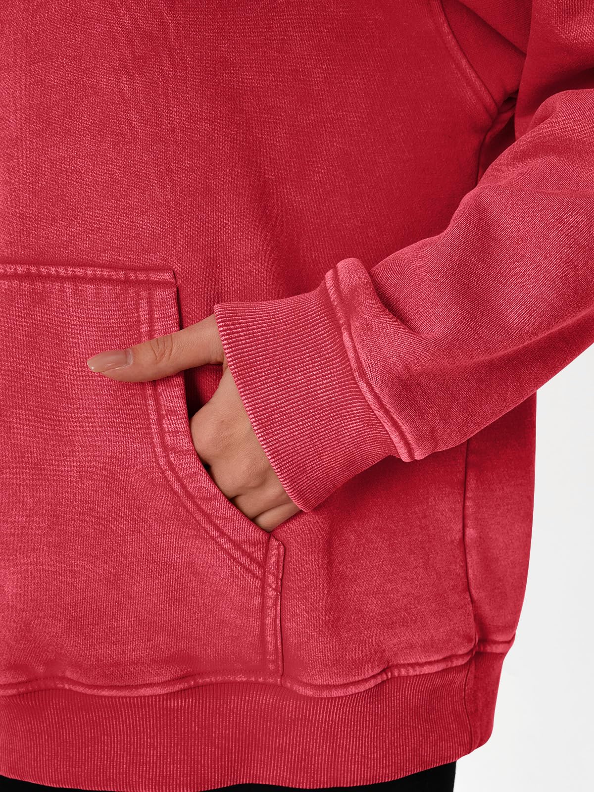 ✨Unisex Casual Oversized Acid Wash Toppar Hoodie Tröja (Köp 2 Fri Frakt)