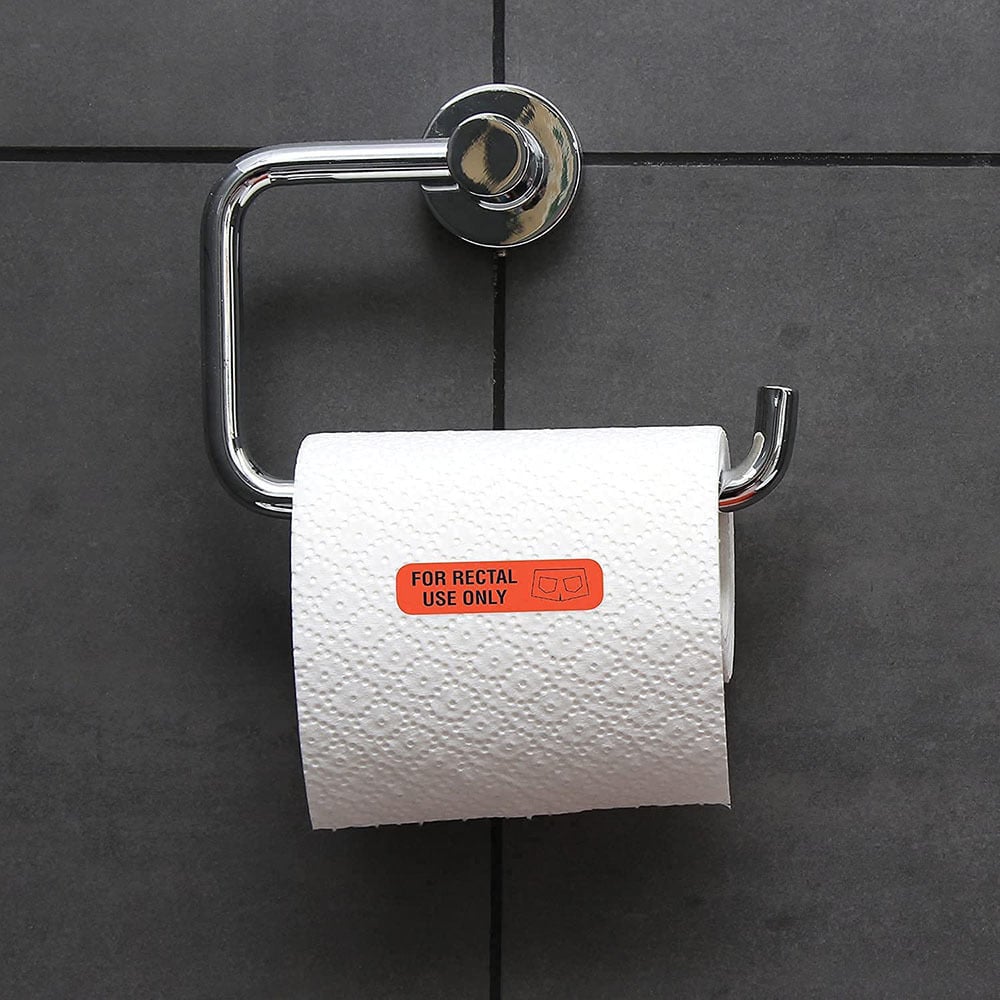 Rektal Använd Endast Klistermärke