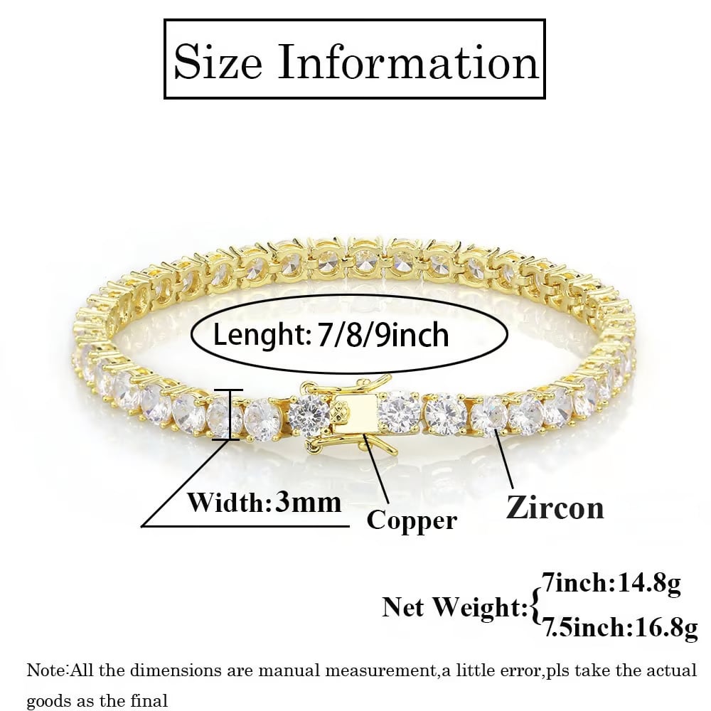 🔥 29% RABATT – Gnistrande Zirkonarmband