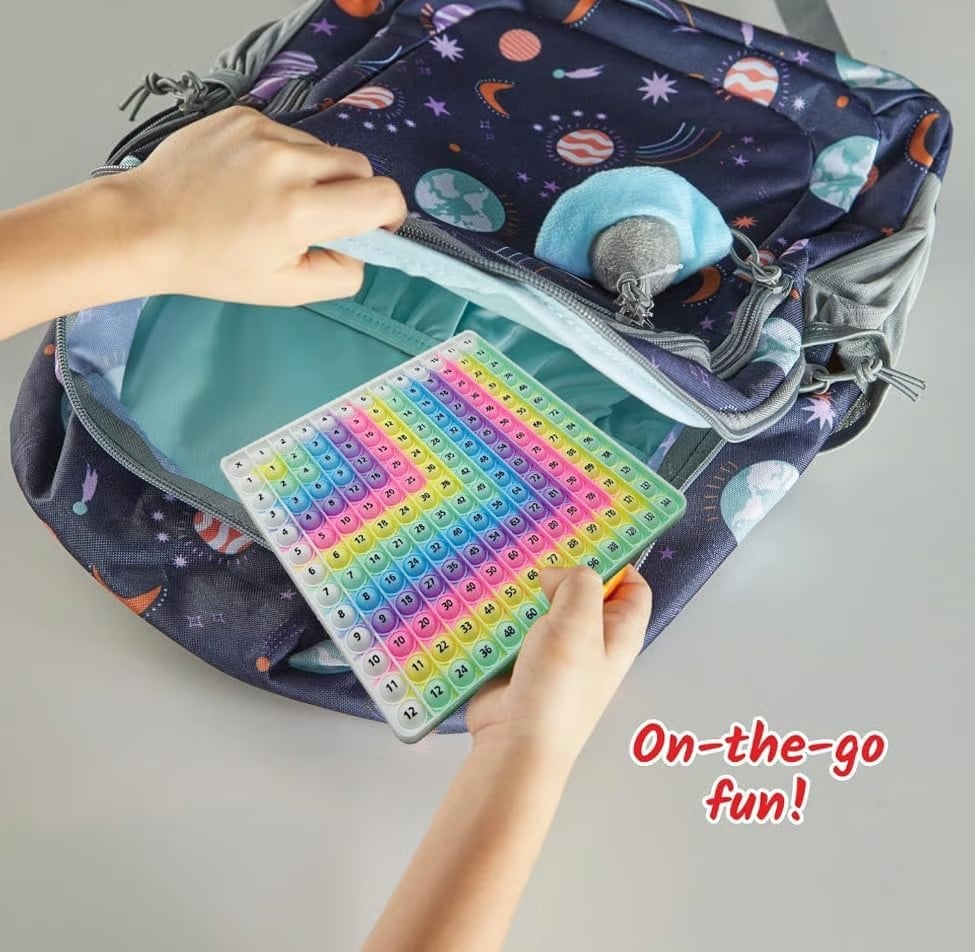 🎯12x12 multiplikationstabellen brädspel – Bärbar matteövnings- och lärandeleksak för barn