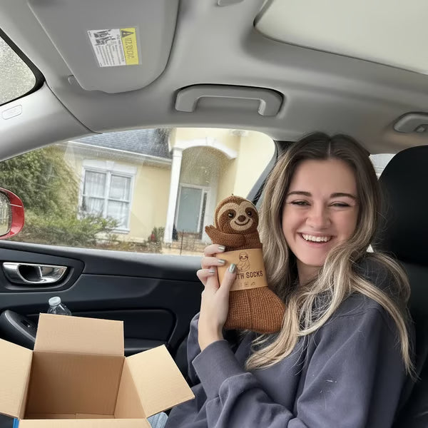 🎅 Julförsäljning – 49% Rabatt 🎄 3D Stickade Djurstrumpor