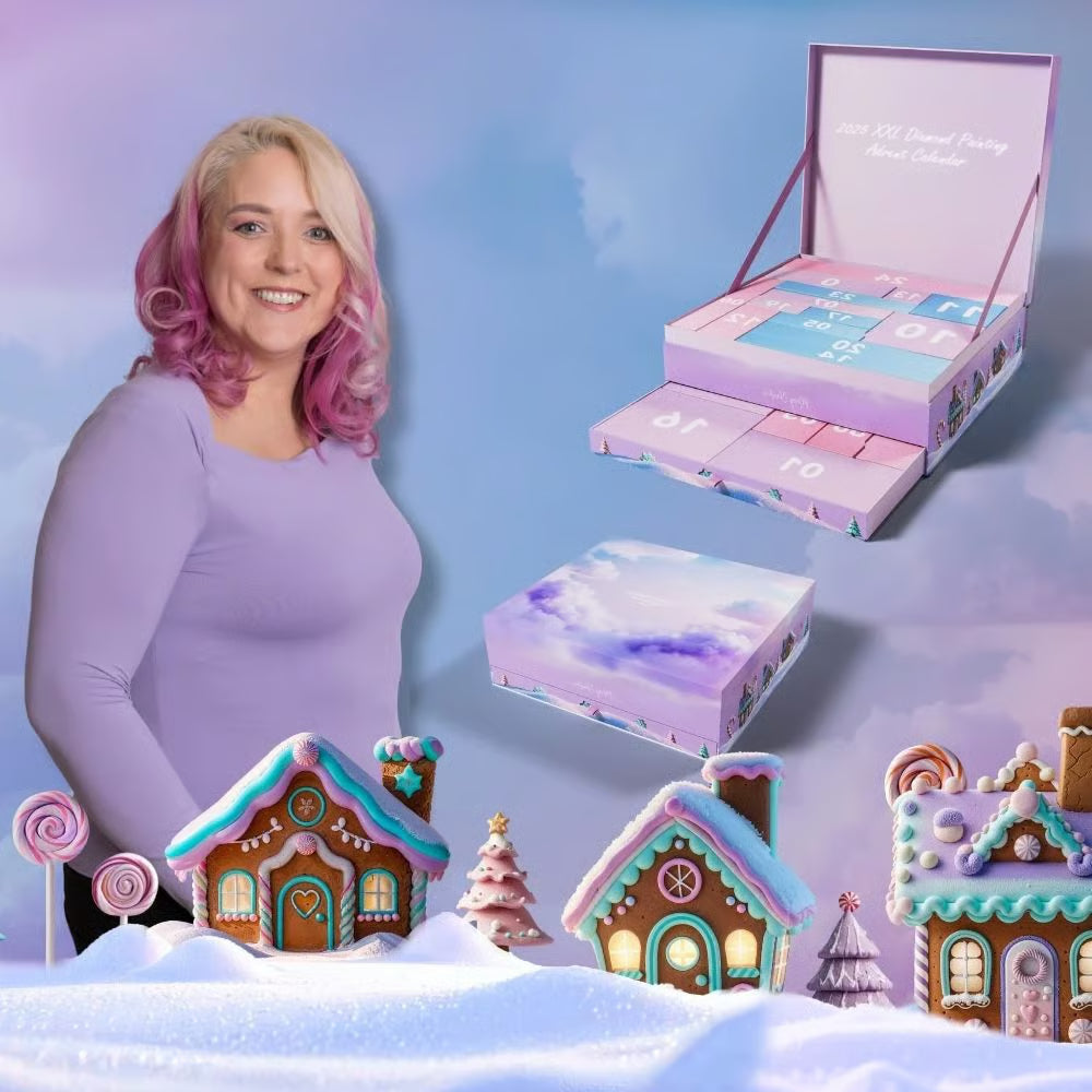 💎🎄2025 XXL diamantmålningsadventskalender - ✨Limiterad upplaga