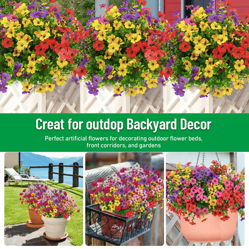 ✨Denna veckas specialpris 29 kr💥Livfulla UV-beständiga artificiella blommor🌺